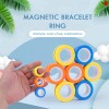 Magnetic Rings Fidget Toy Set, Idea ADHD Fidget Toys, Adult Fidget Magnets Spinner Rings for Anxiety Relief Autism Therapy, Fidget Pack Great Gift for Adults Teens Kids (3PCS),2868